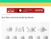 Tablet Screenshot of creativegazette.com